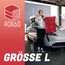 Nuke Guys Gamma Dryer L | Ultra saugstarkes Trockentuch 1400 GSM rot 40x60cm | Fusselfrei, abgerundete sanfte Fasern, kratzerfrei, groß | Premium Mikrofasertuch für Auto Motorrad Fahrrad