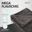 Glart 44TW6 Auto Trockentuch XXL grau – 60x40 cm Mikrofasertuch Auto, extrem saugstarkes Tuch zum kratzfreien Trocknen von Lack, Glas, Felgen, außen & innen – für Autopflege, Motorrad, Boot, Haushalt