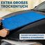 Ivality® Auto Trockentuch XXL 80x50 cm – 1400 GSM Ultra Saugstarke Mikrofasertücher für Autopflege und Motorrad, Fusselfreies, Lack-schonendes Twisted Towel Microfasertuch