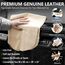Airlab Fensterleder Auto Ledertuch 90x60 cm, Autoleder XXL Fensterleder aus echtem Leder Groß Trockentuch für Auto Fenster Motorrad