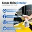 Autowäsche Set - SONAX: Autoshampoo, Felgenbeast Felgenreiniger, Brilliant Shine Detailer - Detailmate: Trockentuch, Waschhandschuh, Wascheimer mit Deckel - Autoreinigungsset Aussen
