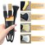 VFANDV Auto Detailingbürste, 5 Stück Auto Reinigungspinsel Car Innenraum Staubkehrende Weiche Bürste Detailing Pinsel Set Reinigungswerkzeug Staubentfernungsbürste for Interior Exterior