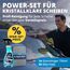 LICARGO® Scheiben Set Pads - 2X Glas & Scheiben Pads + Glasreiniger (750ml) - für streifenfreie Scheiben - kraftvoller Auto Scheibenreiniger innen und außen
