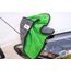 Mikrofasertücher Auto 3 Stück 800 GSM Poliertuch für Autopflege und Haushalt | Microfaser Trockentuch extrem saugstark, fusselfrei und schonend weich Polieren - 30 x 30 cm (3PCS) (Grün, 3 Stück)