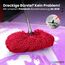 CARMODO® Mr.BOB Premium Waschbürstenüberzug für die Auto Waschbürste, Lackschonender Bürstenüberzug für SB Waschanlagen - Brush Cover - Mikrofaser Autoschwamm - Car Wash - Rot