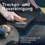 Aurum-Performance® Textilbürste Auto gegen Schmutz, Flecken & Tierhaare - Polster-Bürste für Textil, Polster, Alcantara, Teppich, Autositze - Kleiderbürste, Teppichbürste, Cabrio Reinigungsbürste