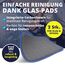 LICARGO Innenraum & Scheiben Set Pads - 2X Glas & Scheiben Pads - 1x hochwertiger Glasreiniger (750ml) - 1x Premium Innenraumreiniger (500ml) - 6x Lackschonende Mikrofasertücher mit 380 GSM