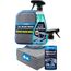 LICARGO Innenraum & Scheiben Set Pads - 2X Glas & Scheiben Pads - 1x hochwertiger Glasreiniger (750ml) - 1x Premium Innenraumreiniger (500ml) - 6x Lackschonende Mikrofasertücher mit 380 GSM