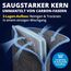 LICARGO® Scheiben Set Pads - 2X Glas & Scheiben Pads + Glasreiniger (750ml) - für streifenfreie Scheiben - kraftvoller Auto Scheibenreiniger innen und außen