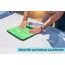 Mikrofasertücher Auto 3 Stück 800 GSM Poliertuch für Autopflege und Haushalt | Microfaser Trockentuch extrem saugstark, fusselfrei und schonend weich Polieren - 30 x 30 cm (3PCS) (Grün, 3 Stück)