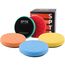SPTA 180mm Polierpad Hex-Logic Polierschwämme Wachs Schwämme Auto Polierschwamm Polierpad Polieren Pad Schwamm Polierschaum Set für Exzenter Poliermaschine Schleifmaschine
