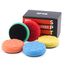 SPTA 75mm Polierpad Hex-Logic Polierschwämme Wachs Schwämme Auto Polierschwamm Polierpad Polieren Pad Schwamm Polierschaum Set für Exzenter Poliermaschine Schleifmaschine