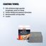 SONAX Coating Towel (6 Stück) weiches Mikrofasertuch zur sanften Entfernung von Politur- oder Versiegelungsrückständen Art-Nr. 04511000 Weiß