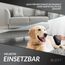 Glart 45THB Premium Hundebürste Tierhaarbürste, entfernt Tierhaare und Schmutz von allen Auto Sitzen, Polstern, Teppichen, Anthrazit/schwarz