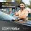 Glart 44FB2 Premium Mikrofaser Auto Felgenbürste mit abnehmbarem Bezug für teure Felgen - Autopflege für Alufelgen, Anwendung vor Reifenglanz. Von Felgenbett bis Speichen