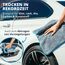 LICARGO® Autowaschhandschuh & Mikrofaser Felgenbürste extra dünn & 2X Mikrofasertücher (1100GSM) - entfernen hartnäckigen Schmutz mühelos - Ideal für Alufelgen - Waschhandschuh Auto