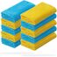 detailmate 10er Set Microfasertuch Ultra weich | Autopflege Zubehör - außen & innen | Lack Politur & Pflege, Innenraum, Felgen | Microfasertuch 40x40cm, 550 GSM - randlos & fusselfrei, ohne Kratzer