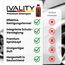 IVALITY Autoshampoo mit Abperleffekt 500ml – 2-in-1 Ceramic Shampoo und keramik Versiegelung mit SiO₂ – pH-neutrales Auto shampoo Konzentrat für Lack, Felgen und Glas – Kirschduft