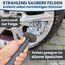 Ivality® Mikrofaser Felgenbürste Ultra dünn- Standard 36 cm - Für eine schonende Reinigung - Ideal für hochwertige Felgen – Felgenreiniger Microfaser Felgenbürste Alufelgen Auto Felgen Bürste
