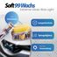 Detailmate Wachs Set: Soft99 Extreme Gloss Wax The Kiwami Light, Carnauba Autowachs Lackversiegelung mit Schwamm, 200g, orange baby Poliertuch ultra flauschiges Mikrofaser Poliertuch 550 GSM