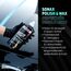 Auto Politur Set | Sonax Polish & Wax Color Schwarz 500ml Autopolitur + Polierschwamm + Poliertuch | Polierpaste für dunkle Metalliclacke zur Entfernung kleiner Kratzer | Polierset