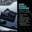 Auto Politur Set | Sonax Polish & Wax Color Schwarz 500ml Autopolitur + Polierschwamm + Poliertuch | Polierpaste für dunkle Metalliclacke zur Entfernung kleiner Kratzer | Polierset