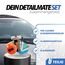 Detailmate Auto Scheiben Politur & Versiegelung Set: SOFT99 Glaco Roll On Large 120 ml + Glasreiniger + 2x Glas Mikrofasertuch + Poliertuch - Scheibenversieglung mit Lotuseffekt bis zu 2 Monate