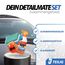 detailmate Auto Scheiben Reinigung & Versiegelung Bundle: Soft99 Glaco de Cleaner Glasreiniger 400ml + Soft99 Glaco Roll On Large 120ml + 2x detailmate Waffeltuch + Poliertuch