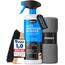 PRINOX Profi Auto Innenraum Reiniger Set 500ml - Cockpitpflege für die Innen Reinigung von Kunststoff, Polster, Leder & Armaturen - Autopflege Innenraumreiniger mit Bürste - Cockpit Reiniger