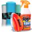 detailmate Autoscheiben Reinigung & Versiegelung Bundle: Soft99 Glaco de Cleaner Glasreiniger 400ml + Soft99 Glaco Q Scheibenversiegelung 75ml + 2x Waffeltuch + detailmate Poliertuch
