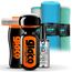 Detailmate Auto Scheiben Politur & Versiegelung Set: Soft99 Ultra Glaco Glasversiegelung 70ml + Glasreiniger + 2x Glas Mikrofasertuch + Poliertuch - Scheibenversieglung Lotuseffekt bis zu 12 Monate