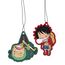 2in1 Auto Duftbaum/Lufterfrischer, Car Air Freshener Auto Scent | Anime Sleepy Chibi (Black Ice)