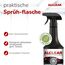 ALCLEAR 721RK Reifenglanz 1000 ml, mit Auftragsschwamm, seidenmatt, UV-Schutz, farbauffrischend,für Reifenflanken, Kunststoff, Türgummi, Gummipflege, Autopflege, Fahrzeugaufbereitung, Auto Detailing