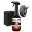 ALCLEAR 721RK Reifenglanz 1000 ml, mit Auftragsschwamm, seidenmatt, UV-Schutz, farbauffrischend,für Reifenflanken, Kunststoff, Türgummi, Gummipflege, Autopflege, Fahrzeugaufbereitung, Auto Detailing