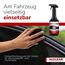 ALCLEAR 721RK Reifenglanz 1000 ml, mit Auftragsschwamm, seidenmatt, UV-Schutz, farbauffrischend,für Reifenflanken, Kunststoff, Türgummi, Gummipflege, Autopflege, Fahrzeugaufbereitung, Auto Detailing