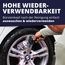 LICARGO Biegbare Mikrofaser Felgenbürste - Flexibler Bürstenkopf für schwer erreichbare Stellen - Microfaser Felgenbürste Alufelgen biegbar - Auto Felgenbürste - Flexible Felgenreiniger Bürste