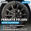 LICARGO Mikrofaser Felgenbürste extra dünn - erreicht Enge Speichen & tiefes Felgenbett - Stabiler Kern, schonend für alle Felgen - Felgenbürste Auto für präzise Felgenreinigung (36cm lang)