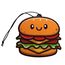 2er Set Tuning Lufterfrischer Duftbaum fürs Auto Air Freshener Design Duft Anhänger (2x Hamburger)