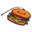 2er Set Tuning Lufterfrischer Duftbaum fürs Auto Air Freshener Design Duft Anhänger (2x Hamburger)