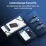 CarPlay Wireless Adapter, Mini Wireless CarPlay Adapter Konvertieren Sie Wired Carplay in Wireless, Schnelle Verbindung & Keine Verzögerung, mit USB & Type-C, Kompatibel mit Apple iPhone iOS 10+