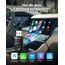2025 Verbesserter 2-in-1 Wireless CarPlay & Android Auto Adapter, OTTOCAST MINI Kabelloser CarPlay Adapter für iOS 10+ & Android 11+, Wandelt kabelgebundenes CarPlay in Wireless um (Schwarz)