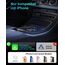 Nano Wireless CarPlay Adapter für iPhone, Wandelt kabelgebundenes CarPlay in kabelloses um, Stabile Steuerung & Keine Verzögerung, Mit USB-A auf USB-C Adapter