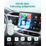2025 Verbesserter 2-in-1 Wireless CarPlay & Android Auto Adapter, OTTOCAST MINI Kabelloser CarPlay Adapter für iOS 10+ & Android 11+, Wandelt kabelgebundenes CarPlay in Wireless um (Weiß)