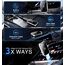 AIZEO Wireless CarPlay Adapter, Superschnelle Upgrade von Wired auf Wireless, Plug und Play, Mini & Stabiler, kompatibel mit iPhone iOS 10+ & Autos mit Wired CarPlay, Black