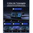 Avylet 8,1 Zoll Wireless Carplay Display für Android Auto&Apple Carplay, Tragbares IPS Touch Bildschirm mit IP67 Rückfahrkamera, OTA-Updates, GPS Navigation, Bluetooth 5.0, Mirror Link, FM/AUX