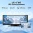 10,26 Zoll 4K Wireless Carplay Display Android Auto Display,Autoradio Kabelloses Carplay Bildschirm,Android Auto Bildschirm mit AUX/FM,Dash Cam,Rückfahrkamera,Mirror Link,Bluetooth für alle Fahrzeuge
