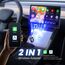 Jumpeak 2-in-1 CarPlay & Android Auto Wireless Adapter-Upgrade von Wired auf Wireless, Plug und Play, Mini & Stabil, kompatibel mit Autos mit Wired CarPlay/Android Auto & iPhone iOS 10+ / Android 11+