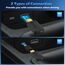 2 IN 1 Wireless Android Auto & Carplay Wireless Adapter, Convert Wired to Wireless Carplay Dongle, mit Type-C Adapter, Easy Plug & Play, Mini & Stabil, WiFi 5.8GHz, Unterstützt iOS 10+ und Android 11+