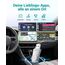 2025 Verbesserter 2-in-1 Wireless CarPlay & Android Auto Adapter, OTTOCAST MINI Kabelloser CarPlay Adapter für iOS 10+ & Android 11+, Wandelt kabelgebundenes CarPlay in Wireless um (Weiß)