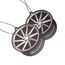 2er Set Tuning Lufterfrischer Duftbaum fürs Auto Air Freshener Design Duft Anhänger (2x CVT Felge)